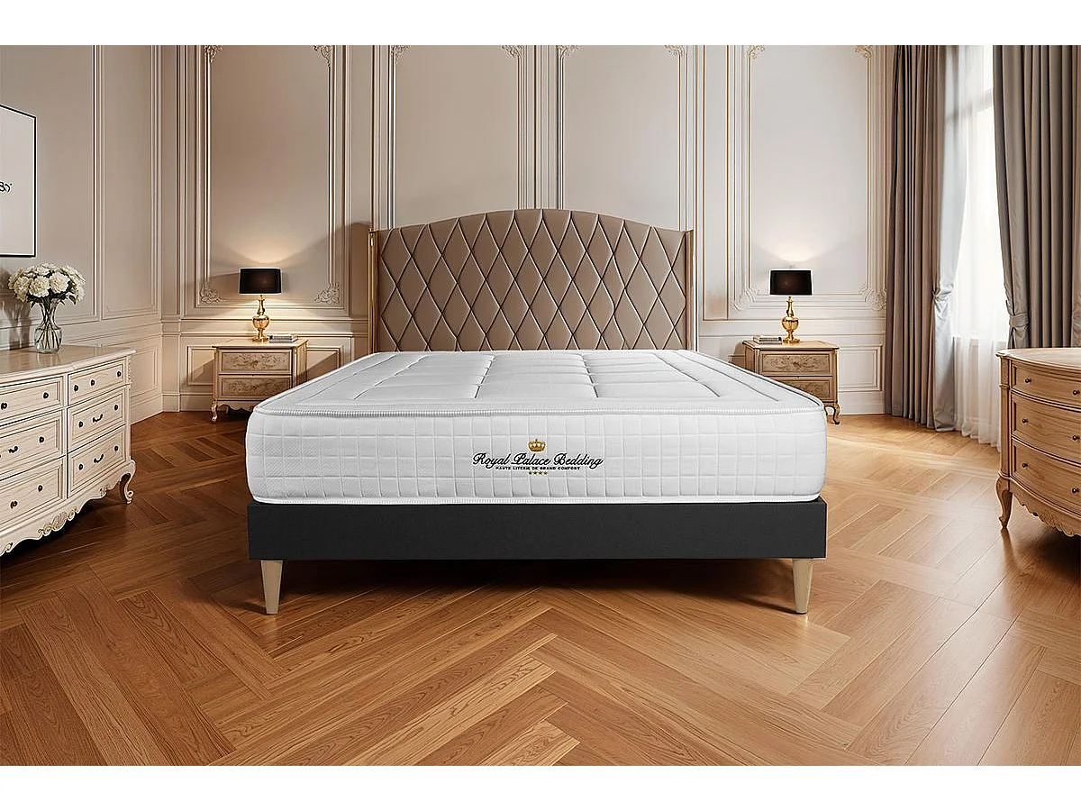 Materac Balmoral 140 x 200 cm + zestaw podstawa lózka 163203 - obrazek 1