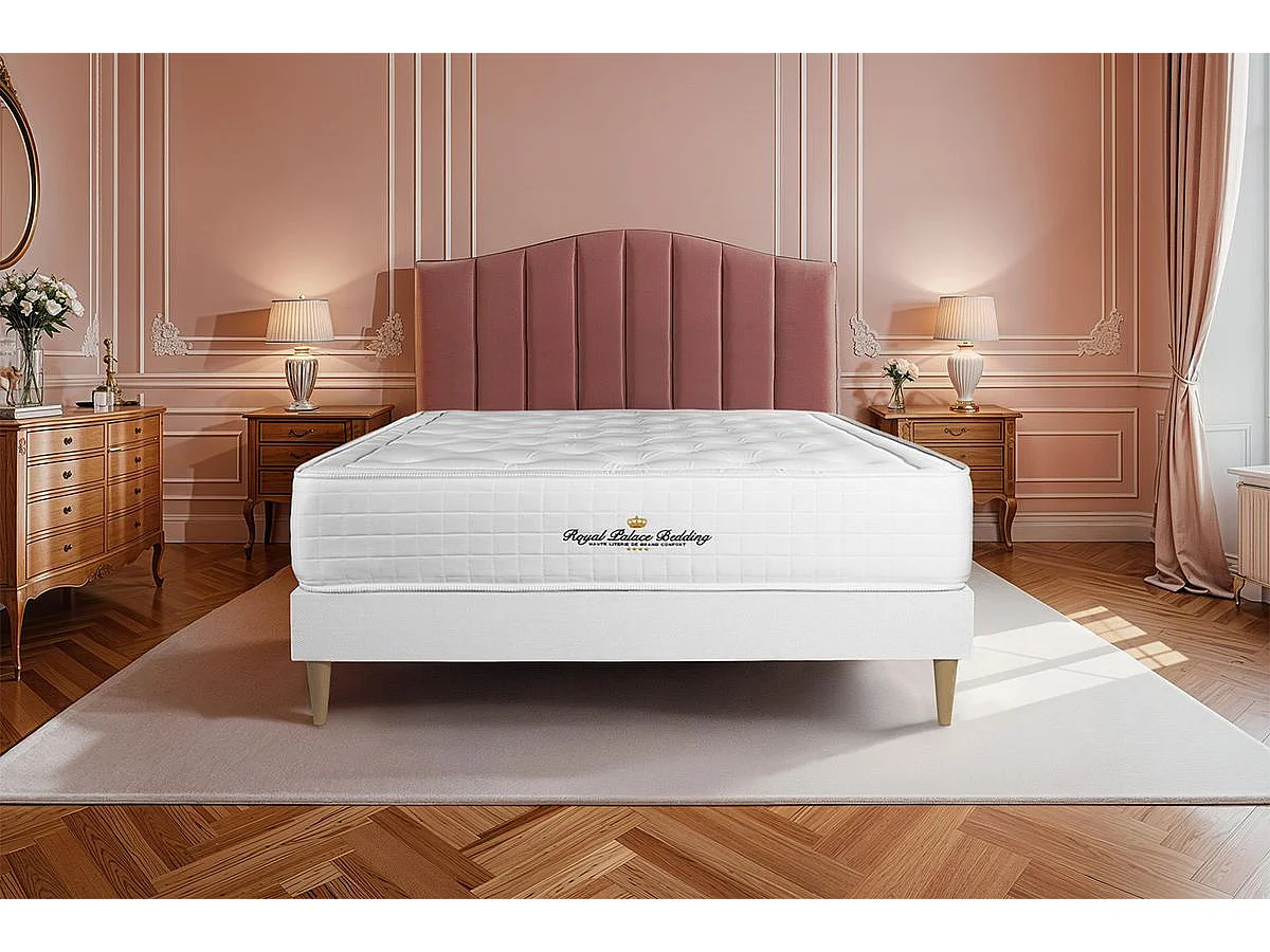 Materac buckingham 140 x 200 cm + zestaw podstawa lózka 163381 - obrazek 1