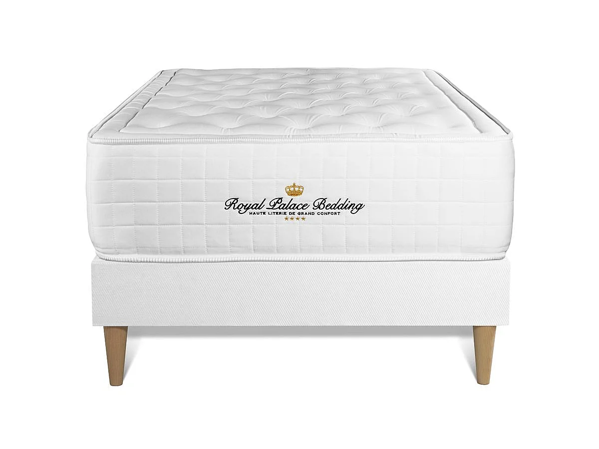 Materac buckingham 90 x 190 cm + zestaw podstawa lózka 165205 - obrazek 1