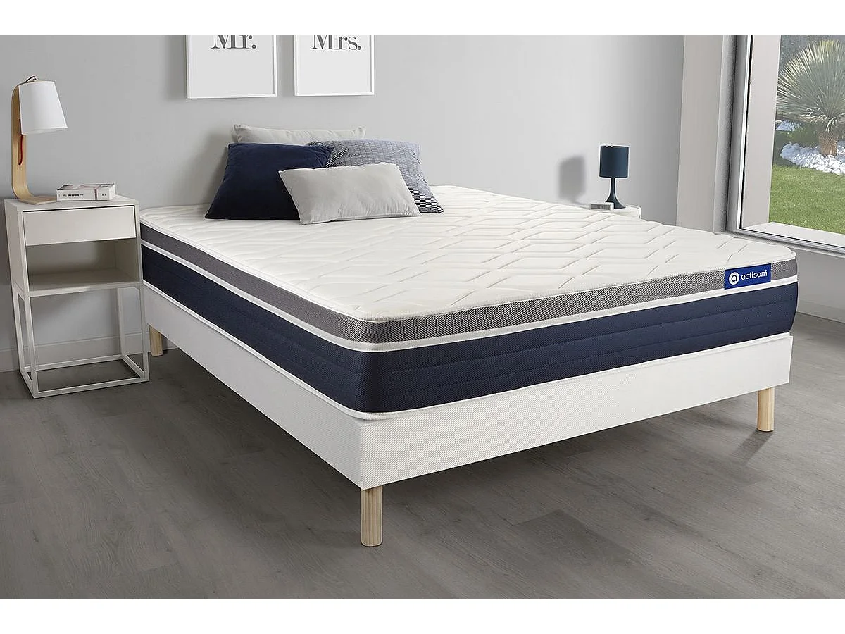 Materac Actilatex confort 200x200cm + zestaw podstawa lózka 165593 - obrazek 1