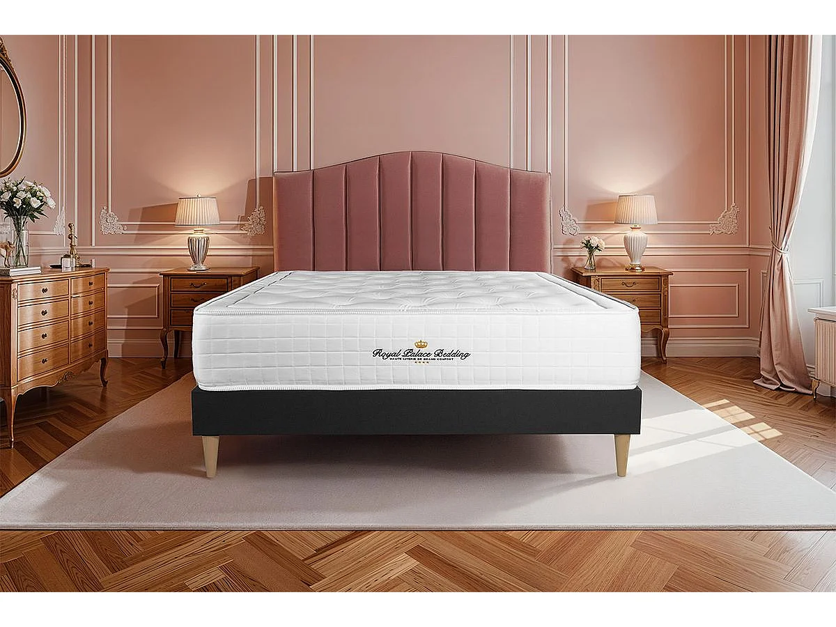 Materac buckingham 200 x 200 cm + zestaw podstawa lózka 168635 - obrazek 1