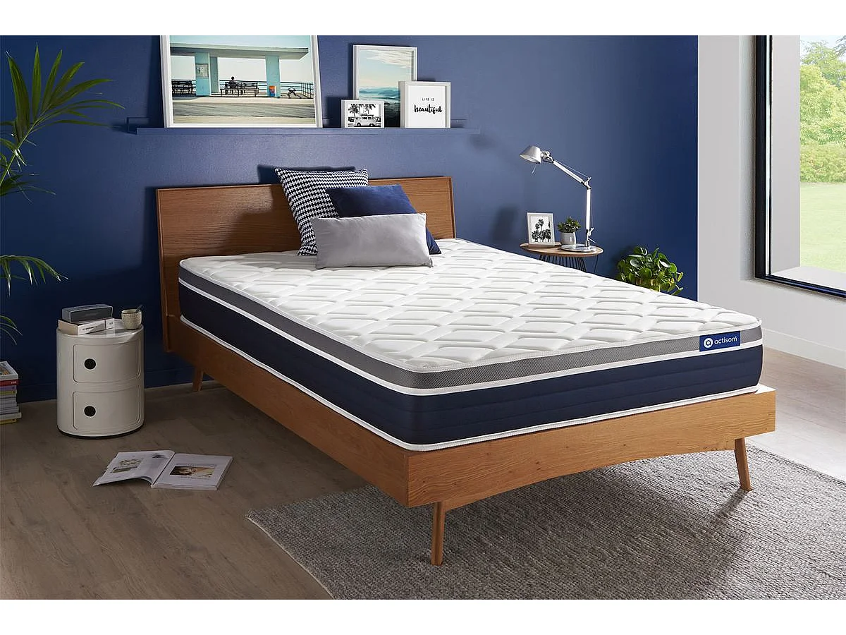 Materac Actiflex confort 160x200cm, Grubosc : 26 cm, sprezyny kieszeniowe i pianka z pamiecia ksztaltu, Umiarkowanie twardy, 7 stref komfortu 167371 - obrazek 1