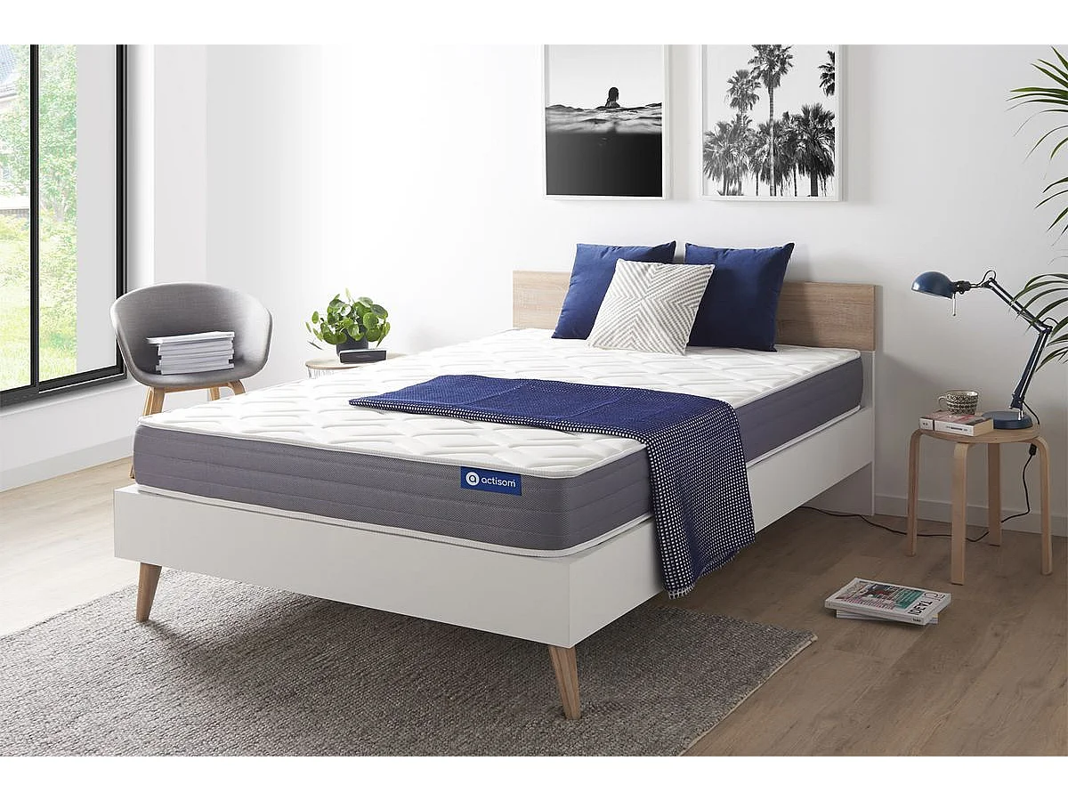 Materac Actilatex dream 200x200cm, Grubosc : 22 cm, Lateks i pianka z pamiecia ksztaltu, Umiarkowanie twardy, 5 stref komfortu 167655 - obrazek 1