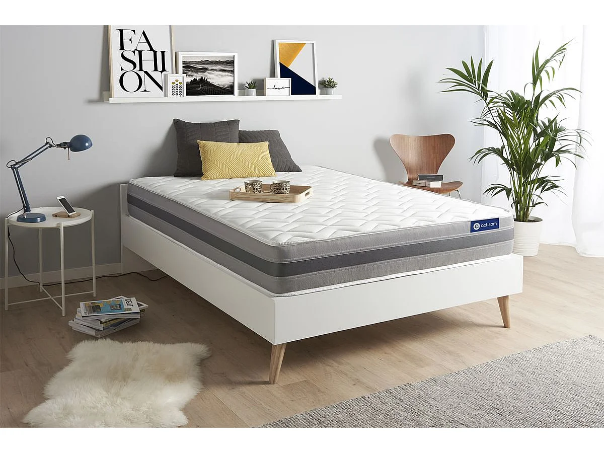 Materac Actimemo relax 200x200cm, Grubosc : 24 cm, Pianka z pamiecia ksztaltu, Umiarkowanie twardy, 5 stref komfortu 167841 - obrazek 1