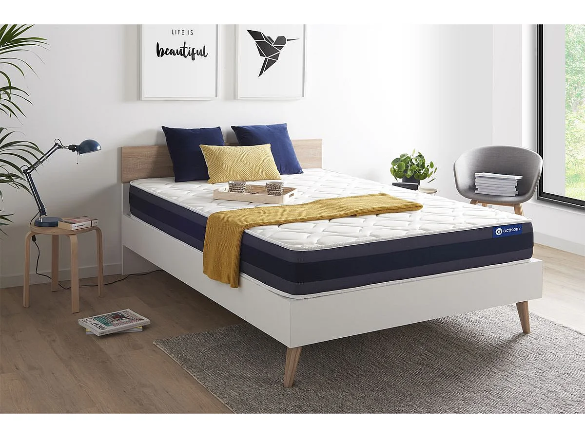 Materac Actilatex morpho 140x190cm, Grubosc : 24 cm, Lateks i pianka z pamiecia ksztaltu, Zrównowazony, 5 stref komfortu 167709 - obrazek 1