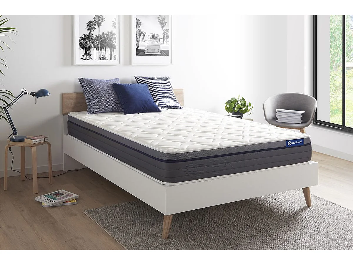 Materac Actilatex zen 200x200cm, Grubosc : 26 cm, Lateks i pianka z pamiecia ksztaltu, Zrównowazony, 7 stref komfortu 167765 - obrazek 1
