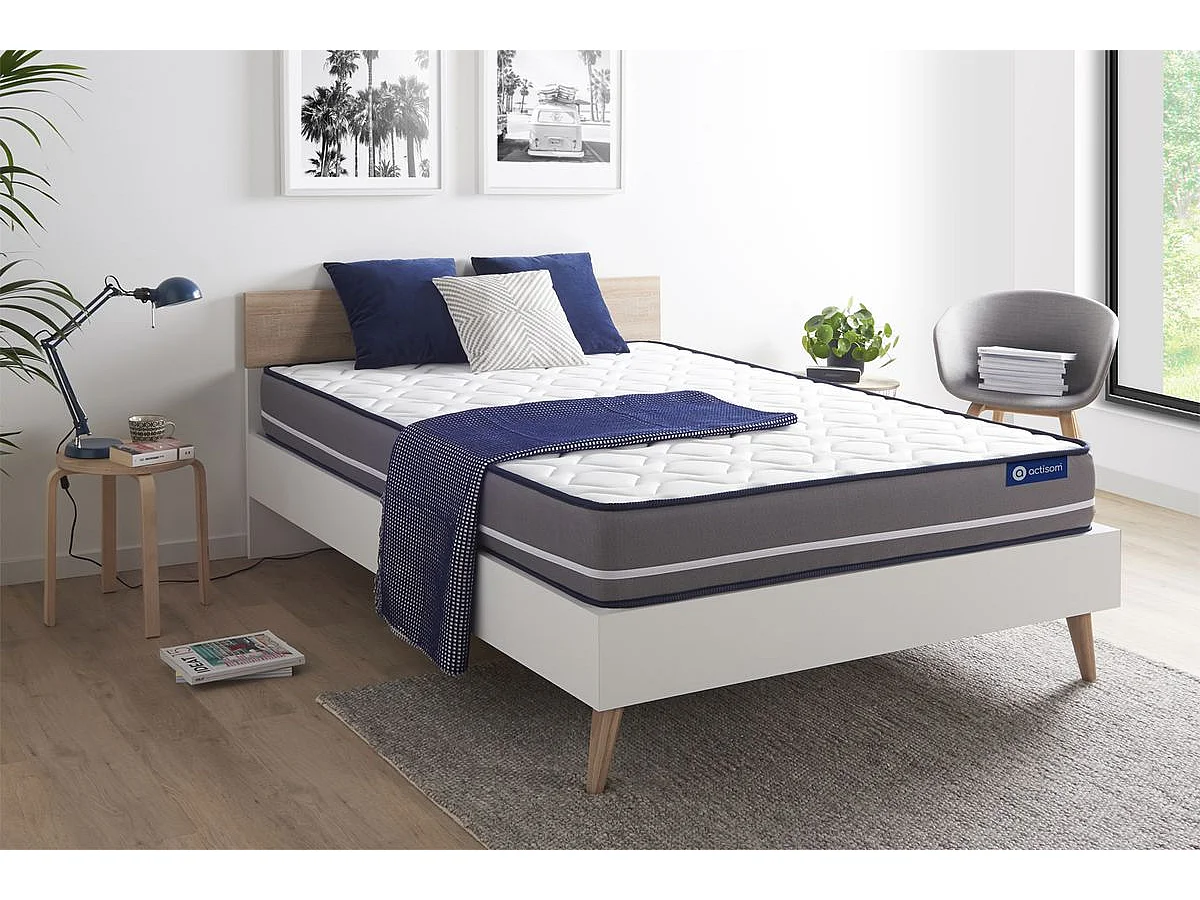 Materac Actilatex pur 200x200cm, Grubosc : 20 cm, Lateks i pianka z pamiecia ksztaltu, Wysoki, 3 strefy komfortu 168033 - obrazek 1