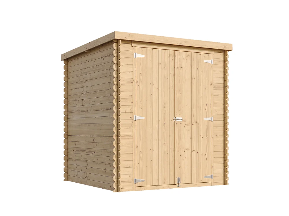 Drewniany domek ogrodowy z podłogą - 3.53 m² / 204x204xH206 cm - M309C1+M309G 5030857 - obrazek 1