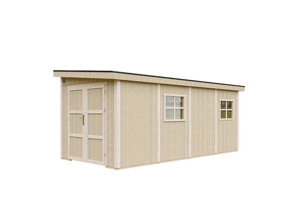 Domek ogrodowy najwyższej jakości - 11,47 m² - H231x248x530 cm - bez podłogi i ściany bocznej - M940B 4920785 - obrazek 1