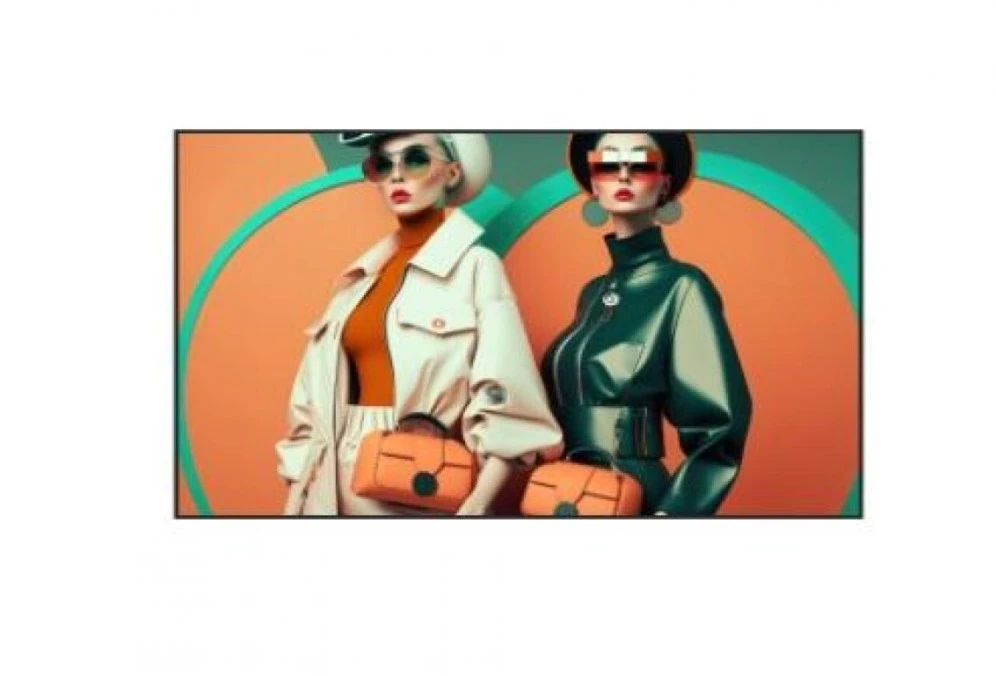 Monitor IPS 46” Full HD Digital Signage, w metalowej obudowie, bezramkowy do ścian wideo, do pracy 24/7, pion/poziom PN‑46D2