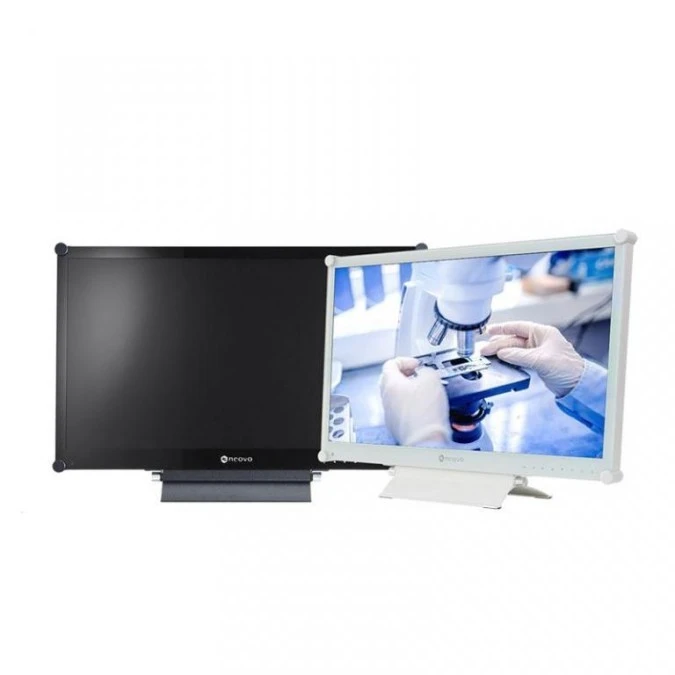Monitor LED 22” Full HD w metalowej obudowie, z hartowanym szkłem optycznym, do pracy 24/7 CCTV, przód IP22 X‑22E - obrazek 1