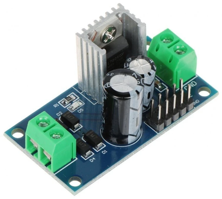 Moduł zasilacza 9V DC/200mA PZD‑L7809 - obrazek 1
