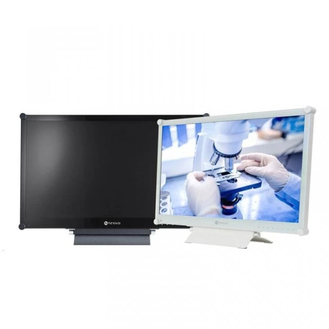 Monitor LED 24” Full HD w metalowej obudowie, z hartowanym szkłem optycznym, do pracy 24/7 CCTV, przód IP22 X‑24E - obrazek 1
