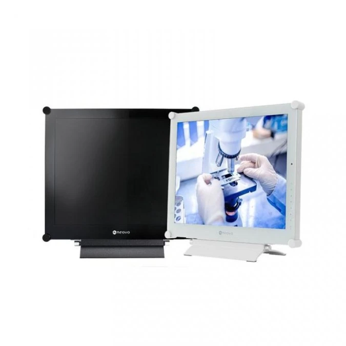 Monitor LED 19” w metalowej obudowie, z hartowanym szkłem optycznym, do pracy 24/7 CCTV, przód IP22 X‑19E - obrazek 1
