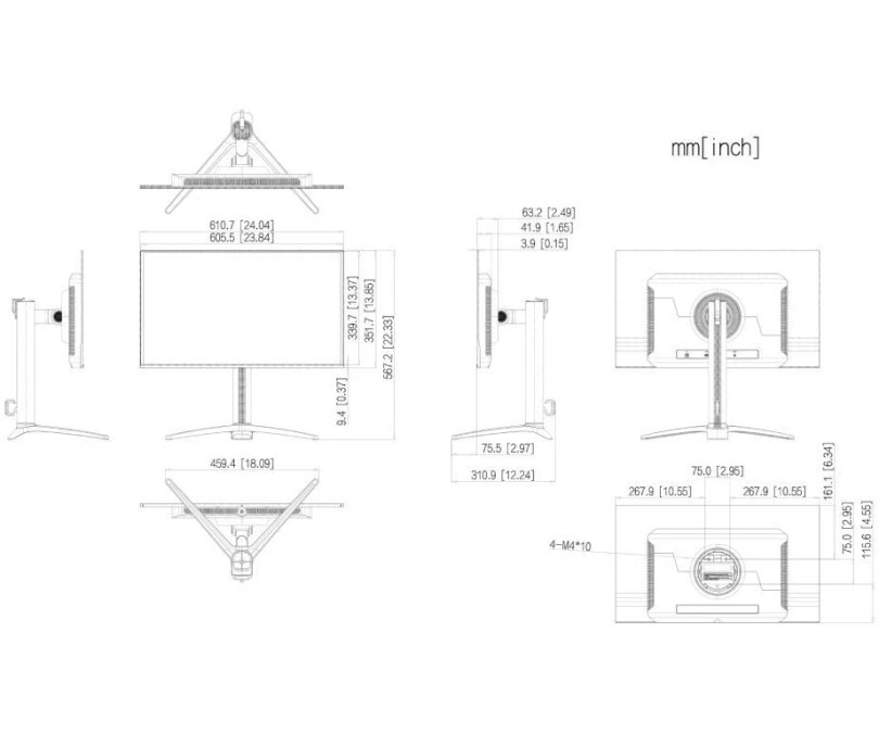MONITOR GAMINGOWY LM27‑GO34A 26.5 ‑ 1440p QHD, PODŚWIETLENIE QD‑OLED 240 Hz DAHUA
