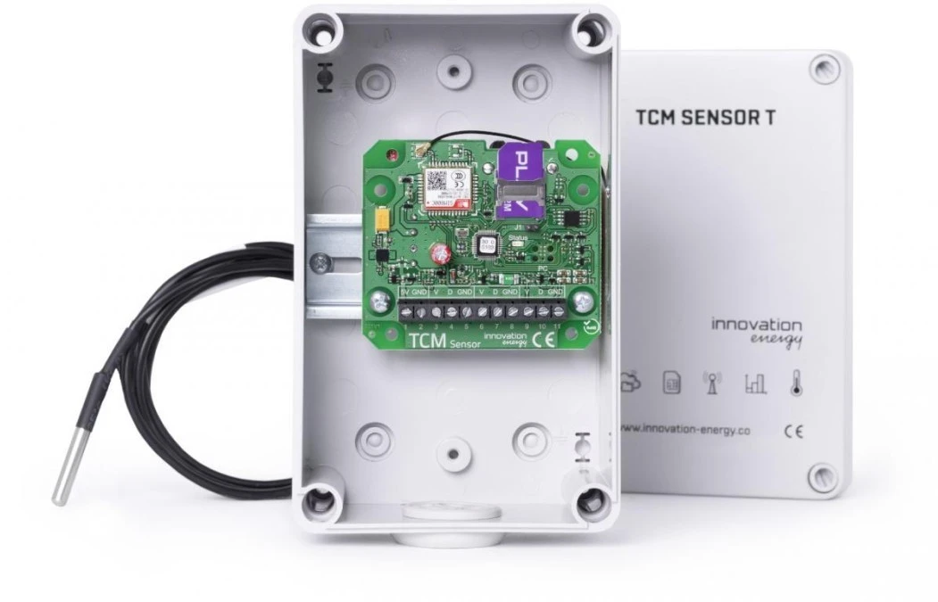 Monitor temperatury TCM Sensor T BATT z kartą SIM i czujnikiem temperatury - obrazek 2