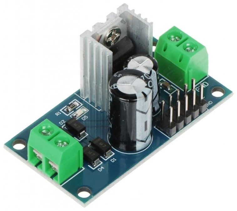 Moduł zasilacza 5V DC/150mA PZD‑L7805 - obrazek 1
