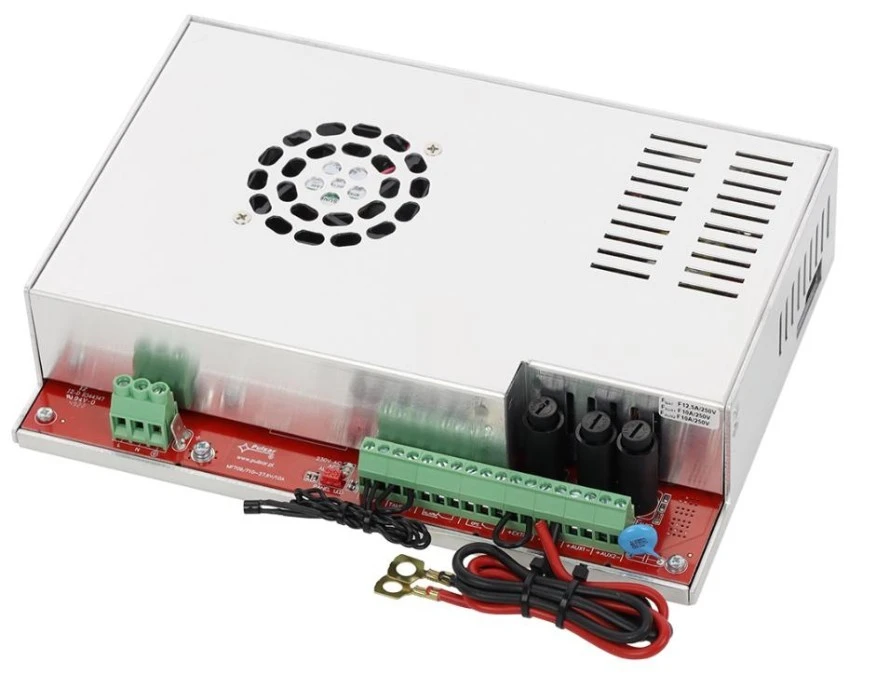 Moduł zasilacza do systemów przeciwpożarowych EN54M‑10A7‑17 27,6V/10A/2x7‑17Ah - obrazek 1