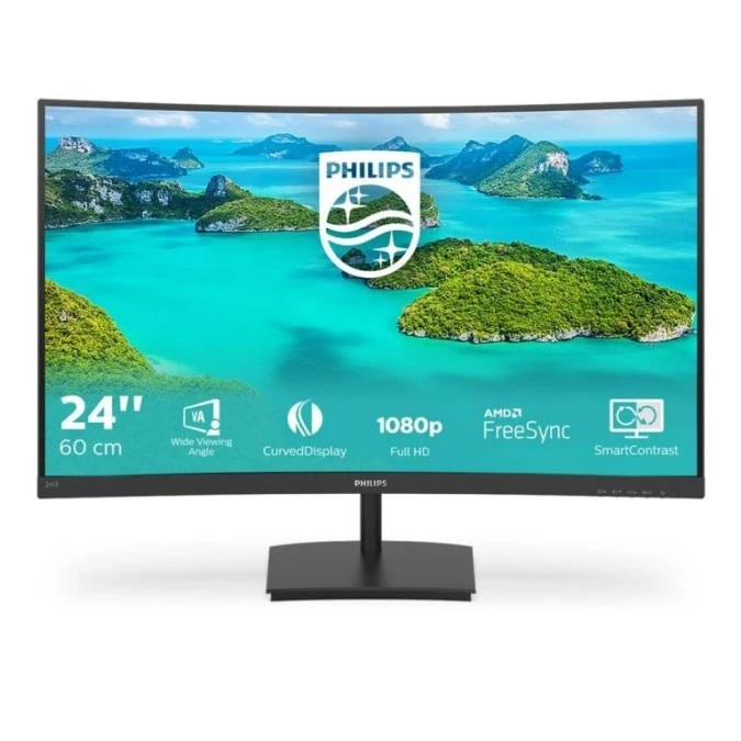 MONITOR PHILIPS LED 23,6iquot 241E1SCA/00 - obrazek 1