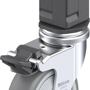 Blickle 847818 LRA-TPA 75KF-FI-EV07 Kółko skrętne z hamulcem Średnica koła: 75 mm Maksymalne obciążenie: 75 kg 1 szt.