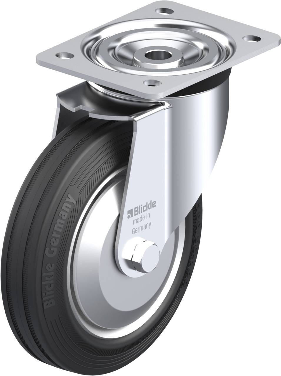 Blickle 55152 L-V 182R-FA Kółko skrętne Średnica koła: 180 mm Maksymalne obciążenie: 170 kg 1 szt. - obrazek 1
