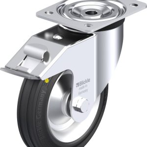 Blickle 23135 L-V 182R-FI-EL Kółko skrętne z hamulcem Średnica koła: 180 mm Maksymalne obciążenie: 170 kg 1 szt. Blickle 23135 L-V 182R-FI-EL Kółko skrętne z hamulcem Średnica koła: 180 mm Maksymalne obciążenie: 170 kg 1 szt.