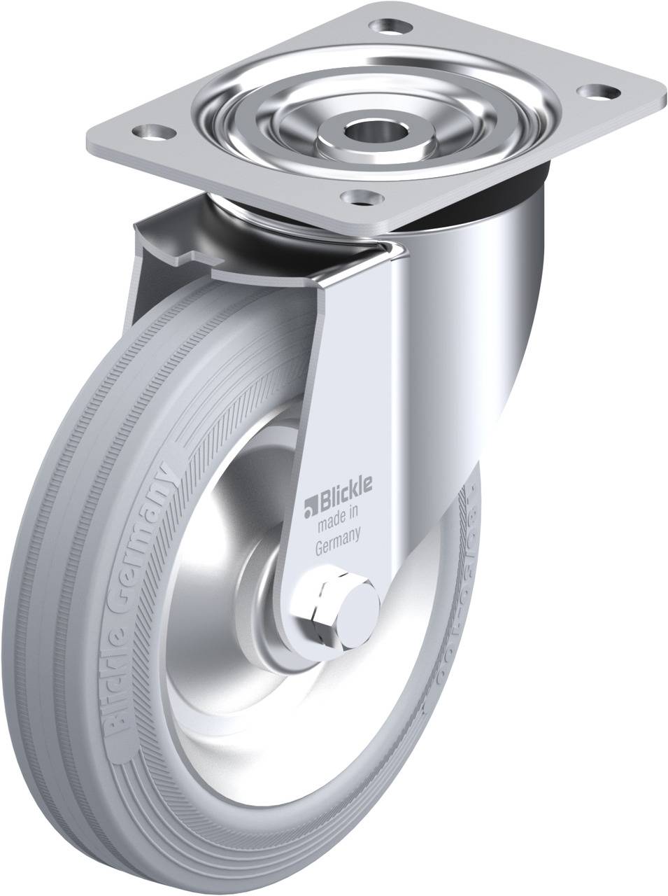 Blickle 37291 L-V 182R-SG Kółko skrętne Średnica koła: 180 mm Maksymalne obciążenie: 170 kg 1 szt. - obrazek 1