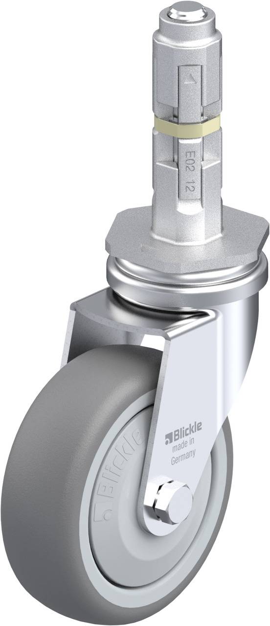 Blickle 613158 LRA-TPA 75KF-E02 Kółko skrętne Średnica koła: 75 mm Maksymalne obciążenie: 75 kg 1 szt. - obrazek 1