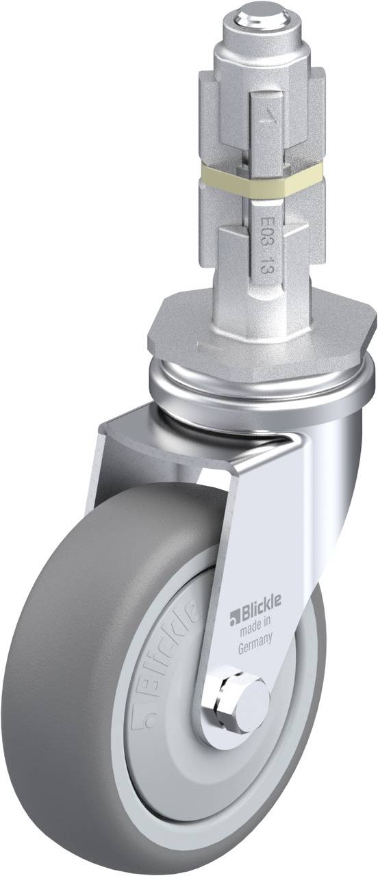 Blickle 613166 LRA-TPA 75KF-E03 Kółko skrętne Średnica koła: 75 mm Maksymalne obciążenie: 75 kg 1 szt. - obrazek 1