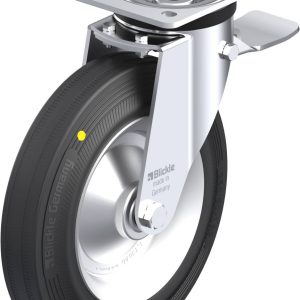 Blickle 304204 L-V 252R-3-ST-EL Kółko skrętne z hamulcem Średnica koła: 250 mm Maksymalne obciążenie: 295 kg 1 szt.