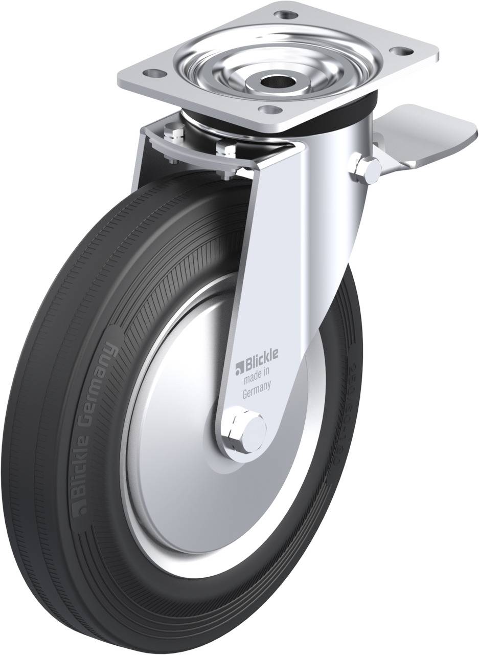 Blickle 102079 L-V 252R-3-ST-FA Kółko skrętne z hamulcem Średnica koła: 250 mm Maksymalne obciążenie: 295 kg 1 szt. - obrazek 1