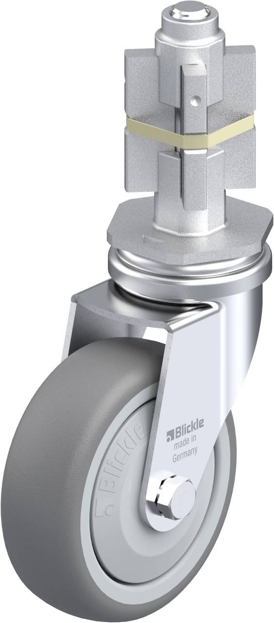 Blickle 652180 LRA-TPA 75KF-E05 Kółko skrętne Średnica koła: 75 mm Maksymalne obciążenie: 75 kg 1 szt. - obrazek 1