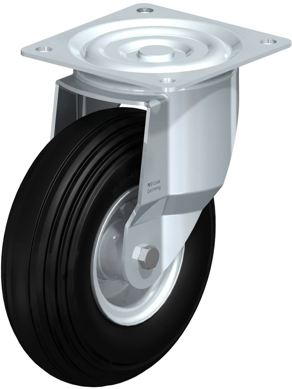 Blickle 571604 L-V 256K Kółko skrętne Średnica koła: 250 mm Maksymalne obciążenie: 350 kg 1 szt. - obrazek 1