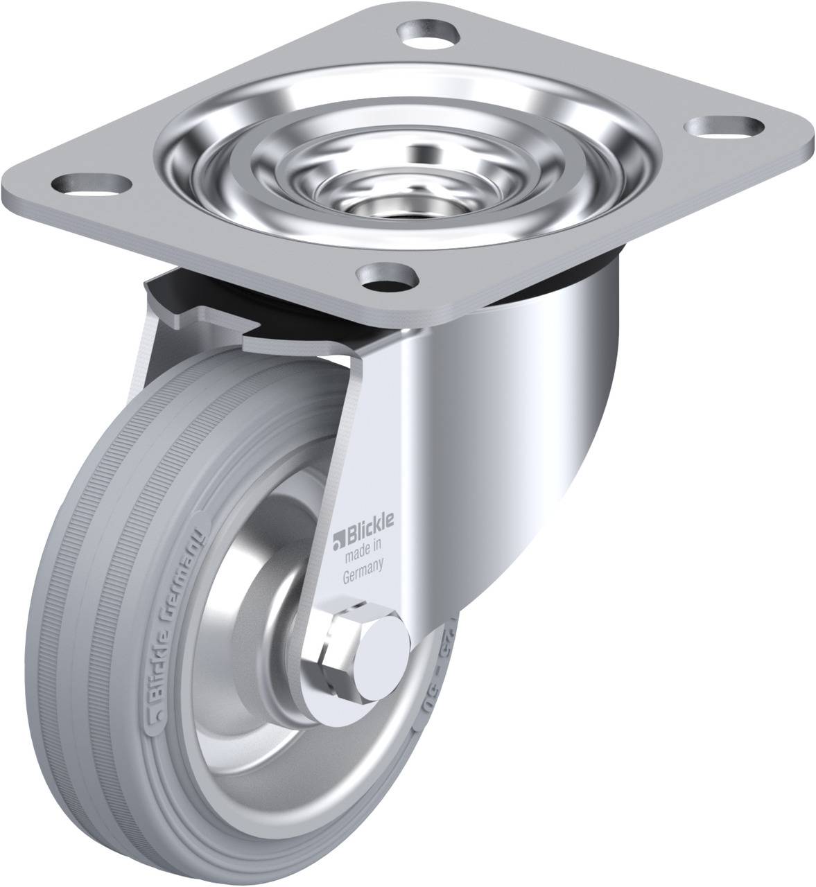Blickle 56671 L-V 80R-SG Kółko skrętne Średnica koła: 80 mm Maksymalne obciążenie: 50 kg 1 szt. - obrazek 1