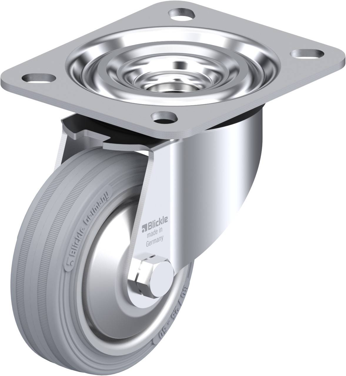Blickle 58800 L-V 80R-SG-FA Kółko skrętne Średnica koła: 80 mm Maksymalne obciążenie: 50 kg 1 szt. - obrazek 1
