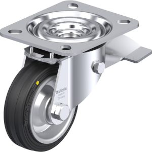 Blickle 53520 L-V 80R-ST-EL Kółko skrętne z hamulcem Średnica koła: 80 mm Maksymalne obciążenie: 50 kg 1 szt.