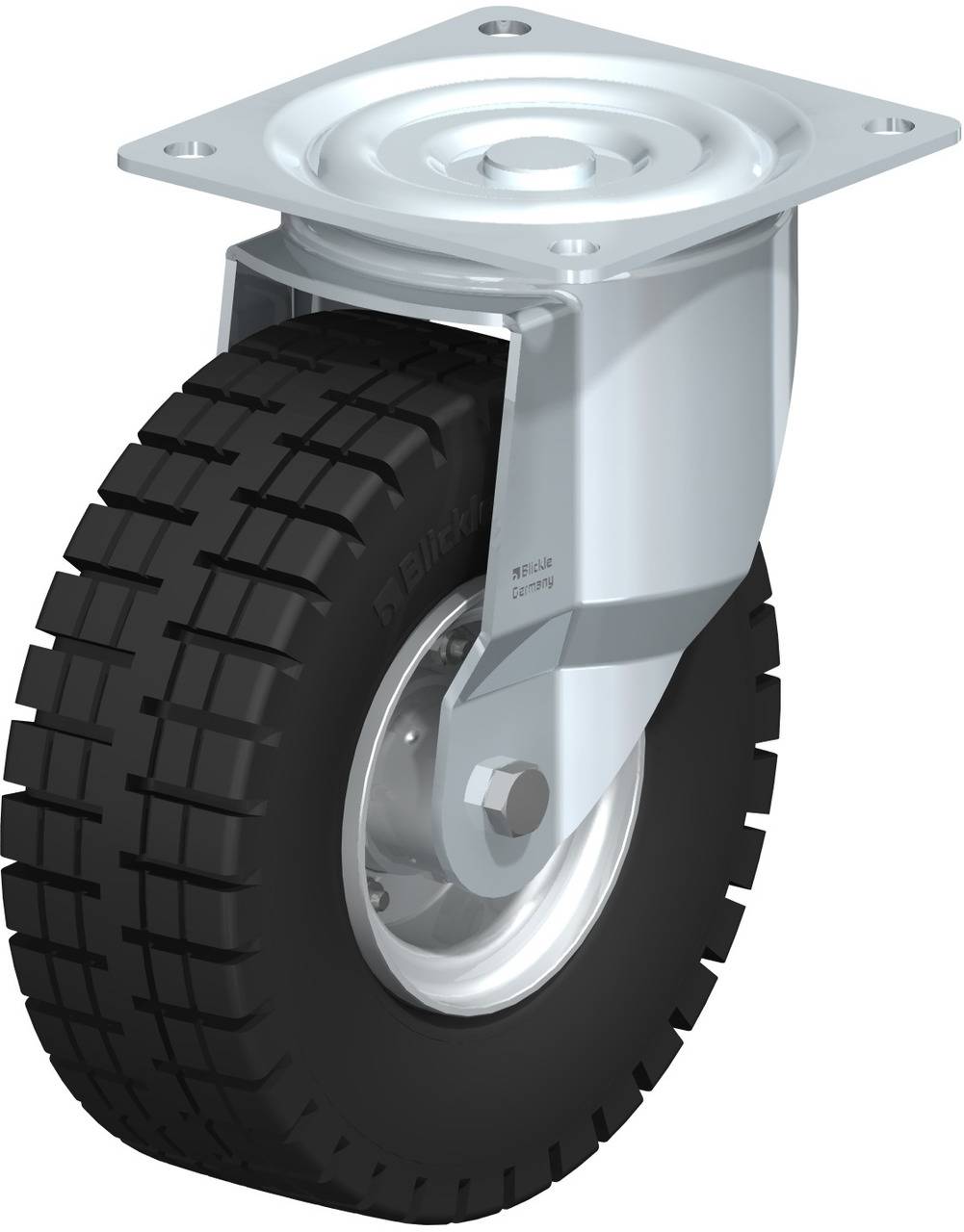Blickle 1115 L-VLE 255K Kółko skrętne Średnica koła: 250 mm Maksymalne obciążenie: 450 kg 1 szt. - obrazek 1