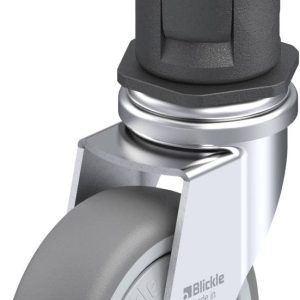 Blickle 847822 LRA-TPA 75KF-ER05 Kółko skrętne Średnica koła: 75 mm Maksymalne obciążenie: 75 kg 1 szt.
