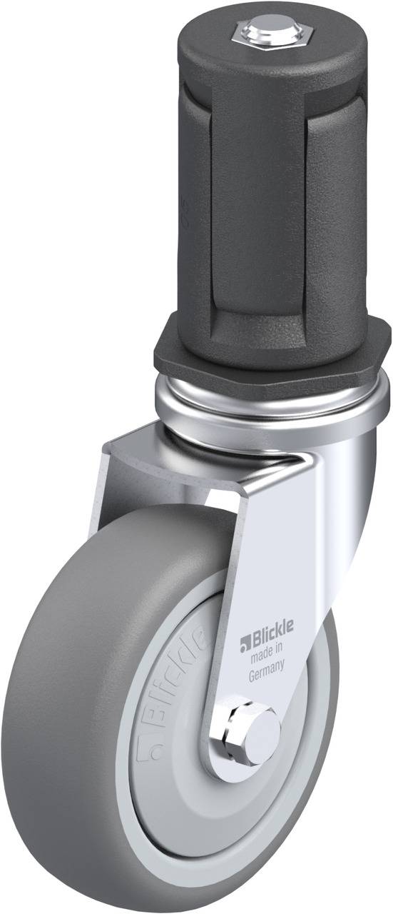 Blickle 847822 LRA-TPA 75KF-ER05 Kółko skrętne Średnica koła: 75 mm Maksymalne obciążenie: 75 kg 1 szt. - obrazek 1