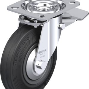 Blickle 69542 L-VPP 125R-ST-FA Kółko skrętne z hamulcem Średnica koła: 125 mm Maksymalne obciążenie: 100 kg 1 szt.