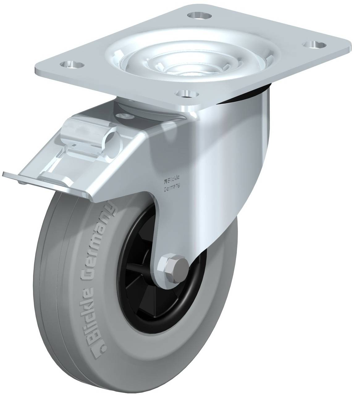 Blickle 672840 L-VPP 140G-FI-SG Kółko skrętne z hamulcem Średnica koła: 140 mm Maksymalne obciążenie: 115 kg 1 szt. - obrazek 1