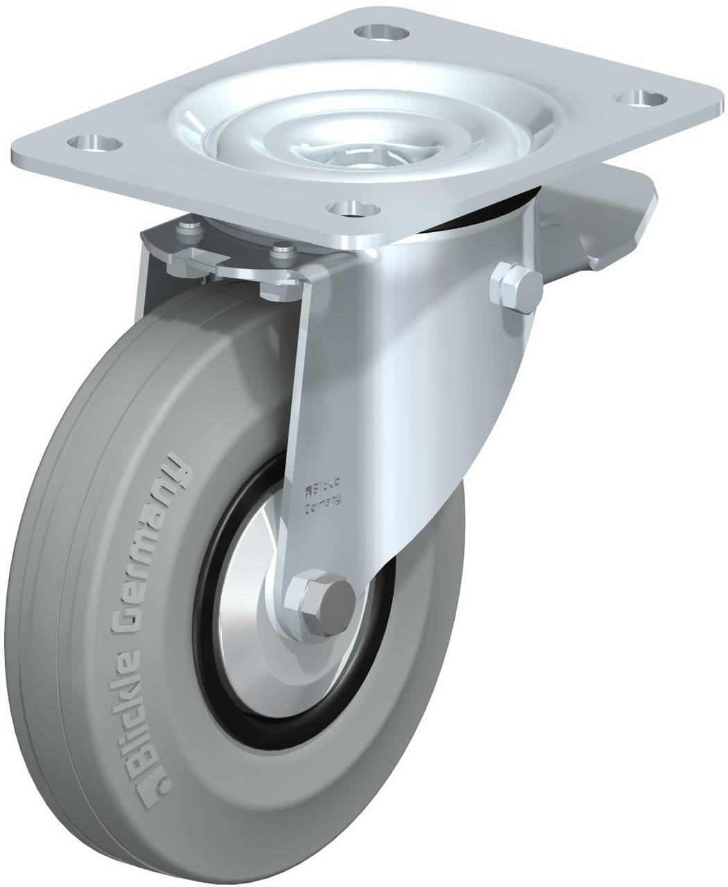 Blickle 697391 L-VPP 140R-ST-SG-FA Kółko skrętne z hamulcem Średnica koła: 140 mm Maksymalne obciążenie: 115 kg 1 szt. - obrazek 1