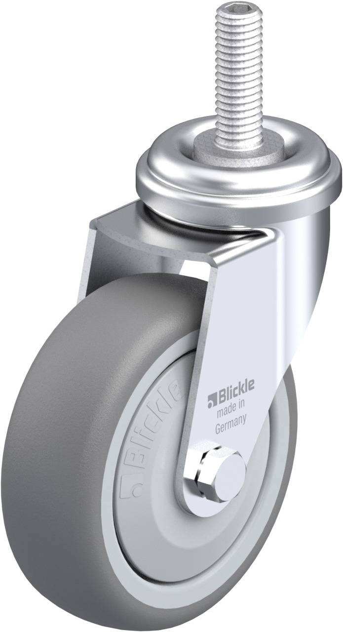 Blickle 613521 LRA-TPA 75KF-GS10 Kółko skrętne Średnica koła: 75 mm Maksymalne obciążenie: 75 kg 1 szt. - obrazek 1