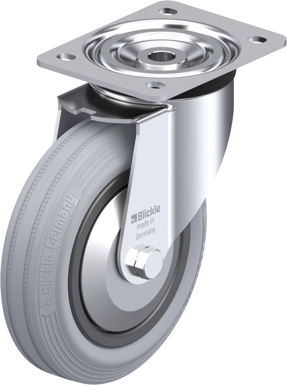 Blickle 32250 L-VPP 180R-SG-FA Kółko skrętne Średnica koła: 180 mm Maksymalne obciążenie: 170 kg 1 szt. - obrazek 1