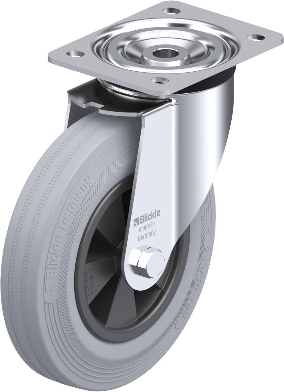 Blickle 29199 L-VPP 200G-SG Kółko skrętne Średnica koła: 200 mm Maksymalne obciążenie: 205 kg 1 szt. - obrazek 1
