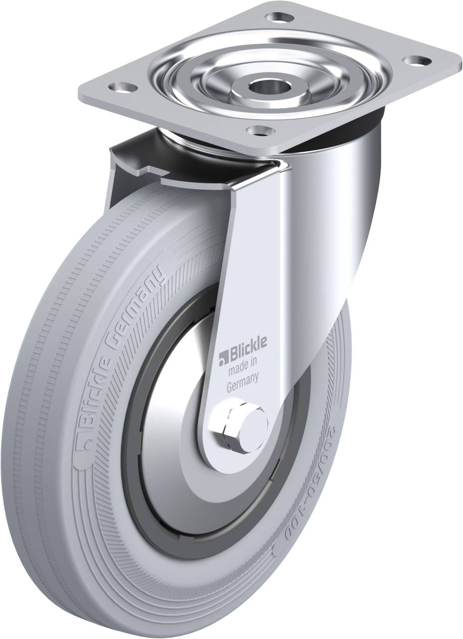 Blickle 94813 L-VPP 200R-SG-FA Kółko skrętne Średnica koła: 200 mm Maksymalne obciążenie: 205 kg 1 szt. - obrazek 1