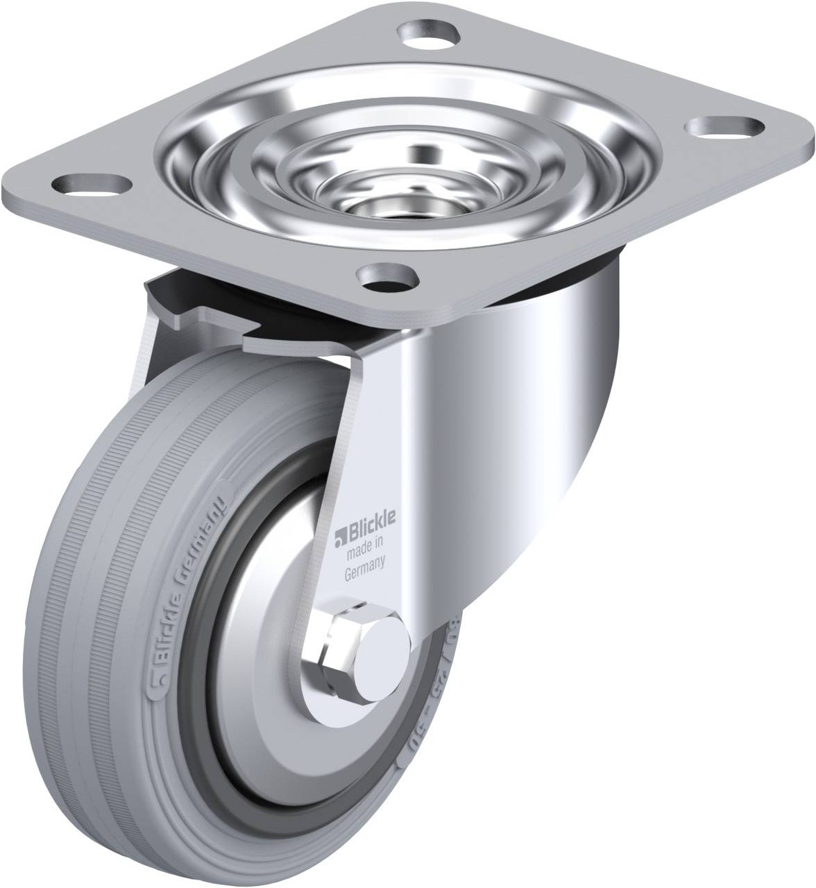 Blickle 99150 L-VPP 80G-SG-FA Kółko skrętne Średnica koła: 80 mm Maksymalne obciążenie: 50 kg 1 szt. - obrazek 1