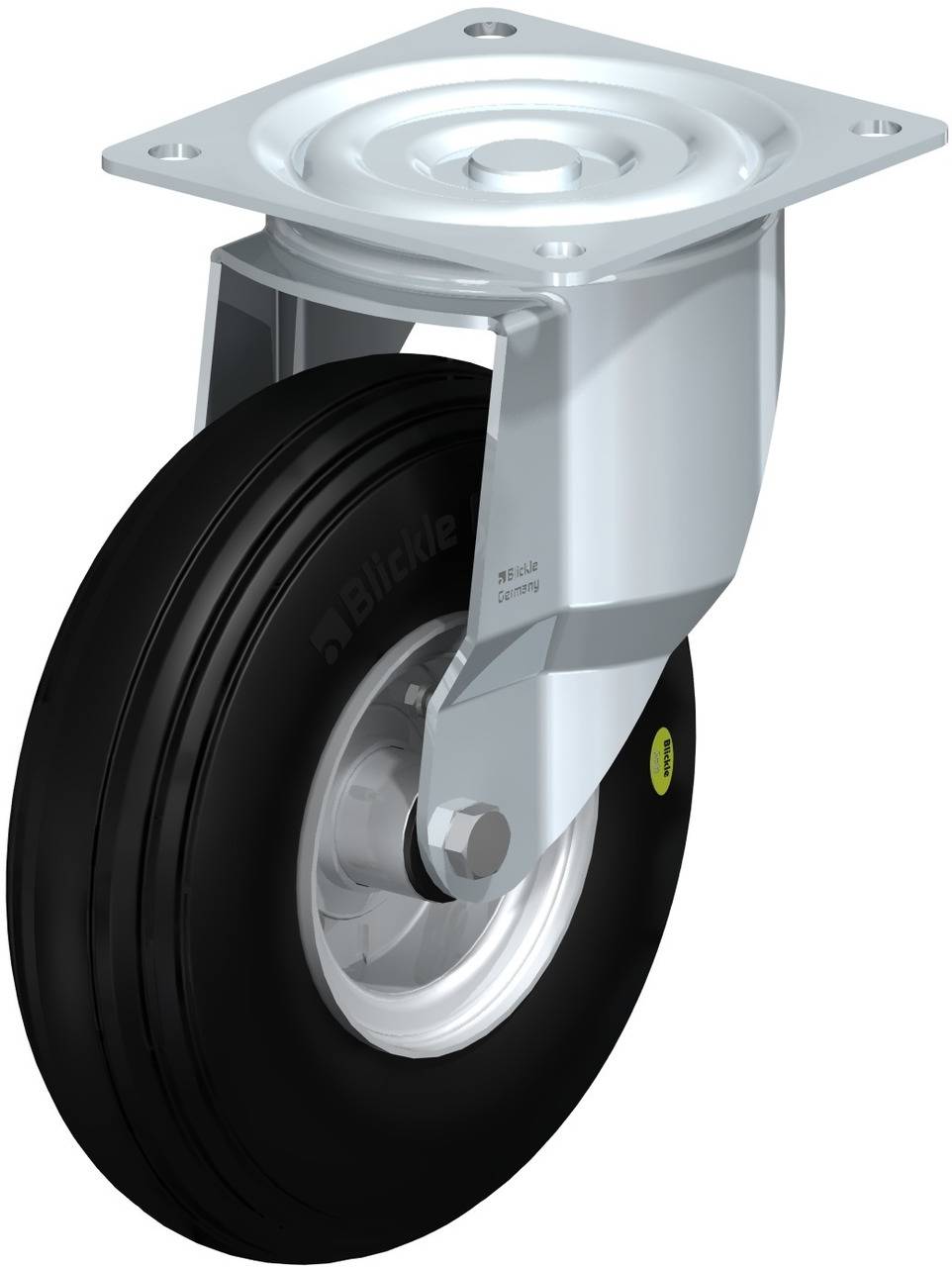 Blickle 550608 L-VW 260R Kółko skrętne Średnica koła: 260 mm Maksymalne obciążenie: 200 kg 1 szt. - obrazek 1