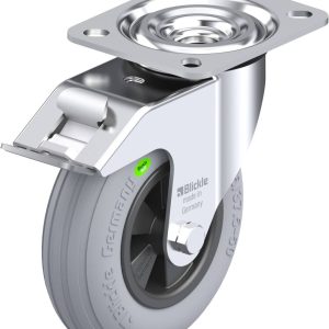 Blickle 706903 L-VWPP 125G-FI-SG Kółko skrętne z hamulcem Średnica koła: 125 mm Maksymalne obciążenie: 50 kg 1 szt.