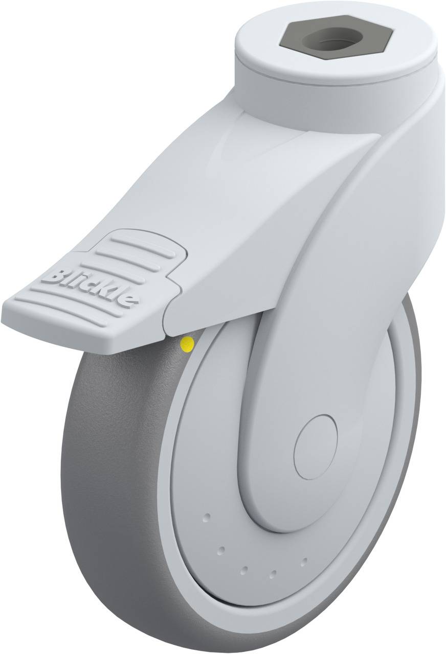 Blickle 744451 LWGE-TPA 126KF-FI-ELS Kółko skrętne z hamulcem Średnica koła: 125 mm Maksymalne obciążenie: 80 kg 1 szt. - obrazek 1